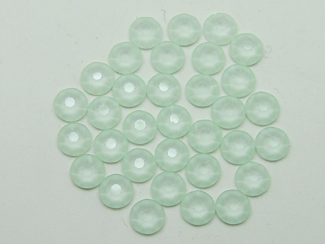 72 pcs. 20ss POWDER GREEN FLATBACK UNFOILED European Rhinestones